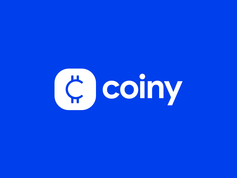 Coiny - Colorful iconic design animation clean design dynamic icon logo loop typography