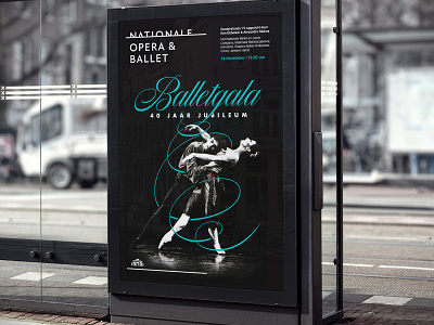 Ballet Gala Poster ballet calligraphy poster poster design promotion