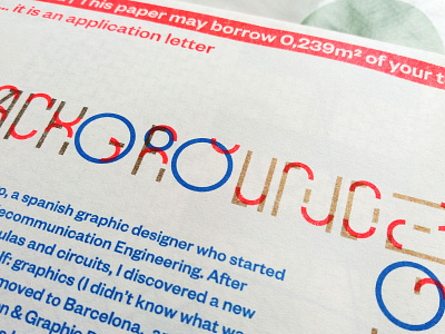 Portfolio Typeface in use poster risograph risoprint typedesign typogaphy