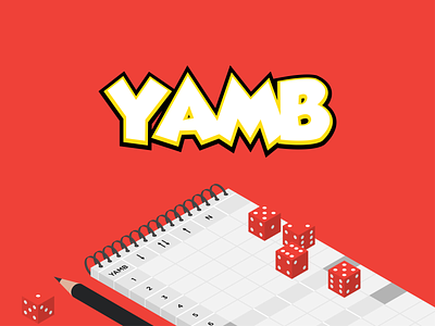 Yamb Illustration art direction branding game graphic design illustration isometric isometry logo online playtoy typography yamb