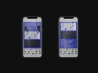 Spins&Grinds Poster Design for Social