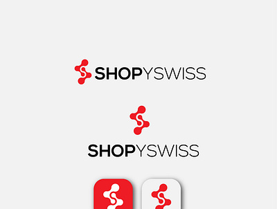 Shopyswiss project Logo Design 3d sphere shape bestlogo branding brandlogo graphic design illustration logo logodesign logolession logotype shoplogo storelogo typography vector