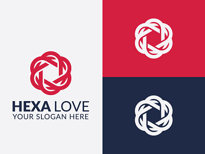 hexa-love-logo Design
