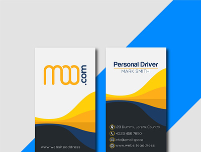 Vertical Business Card Design branding businesscard businesscarddesign graphic design illustration logo vector vertical business card design