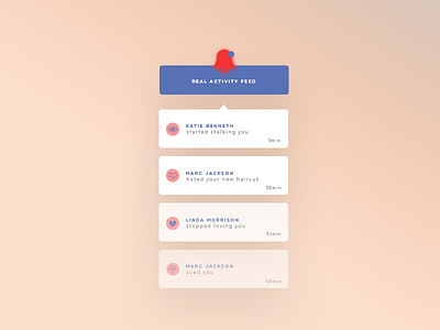 Daily Ui Challenge #047 - Activity Feed activity feed challenge dailyui interface ui ux web design