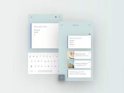 Daily Ui Challenge #065 - Notes Widget