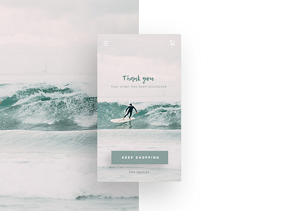 Daily Ui Challenge #077 - Thank You