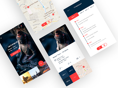 Daily Ui Challenge #079 - Itinerary