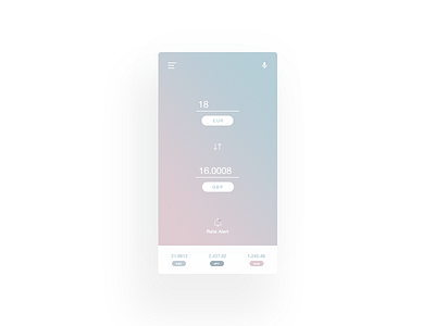 Daily Ui Challenge #107 - Currency Converter