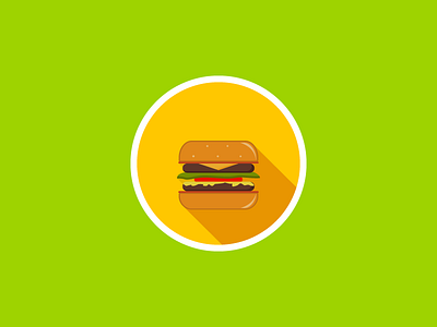Hamburger art burger colors design hamburger illustration vector