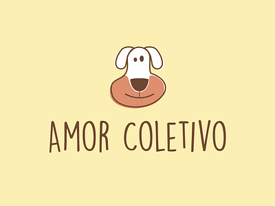 Amor Coletivo / Collective Love design design app design art dog dog illustration dogs flat graphicdesign icon logo logo design logotype ong vector vectorart