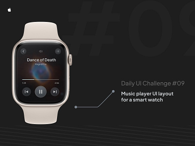 Smart Watch UI   ̶  Daily UI Challenge