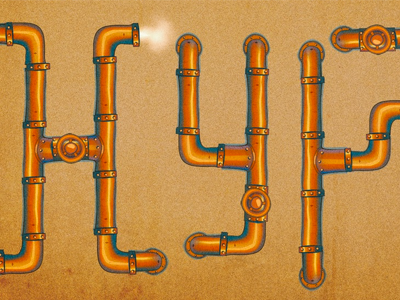 Piping illustration pipes piping steampunk