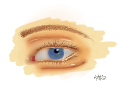 Eye - Digital art art artist digital art digital drawing eye sketchbook