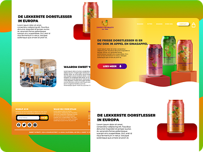 IMPROVED (Non-existing) Soda Brand Web Design