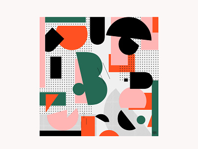 Lettershape Scarf Collection abstract adobe branding design graphic design illustration vector vectorillustration