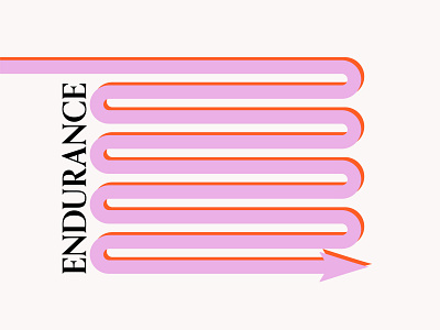 Endurance abstract adobe branding design graphic design illustration vector vectorillustration