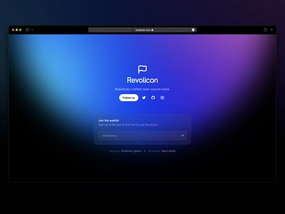 Revolicon - Join the waitlist angular css design figma icon set iconfont iconography icons js react revolutionary soon svelte svg ui ui design ux vue waitlist web font