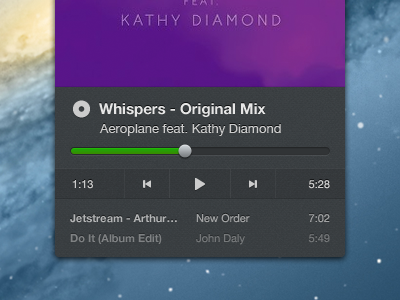 Spotify OSX Minimized interface ui ux