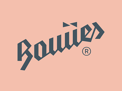 Bowies logotype branding icon logo vector