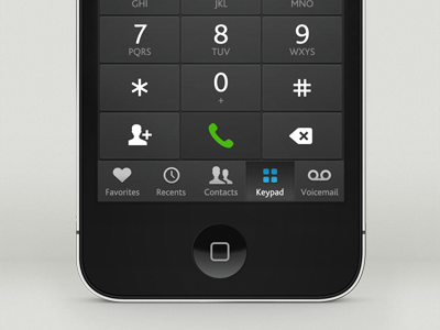 iOS Phone App app entypo interface iphone pictograms ui ux