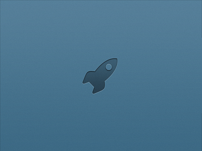 Rocket entypo icon illustration pictogram