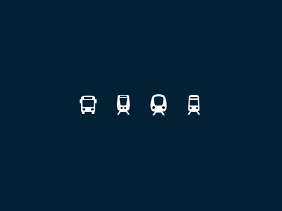 Stockholm Transportation Pictograms