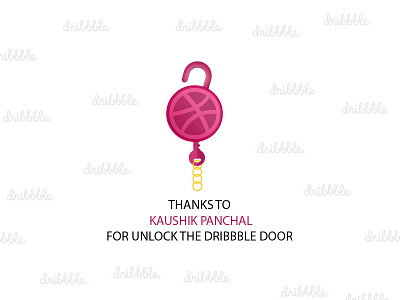 Hello Dribbble debut dribbble lock entry invitation unlock