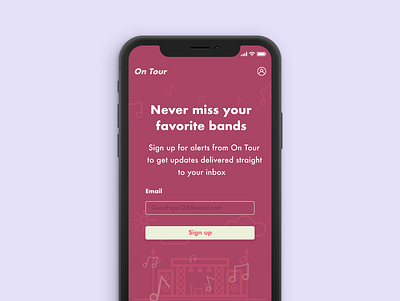 Daily UI: Sign Up design mobile ui ui design ux ux design uxui visual design web