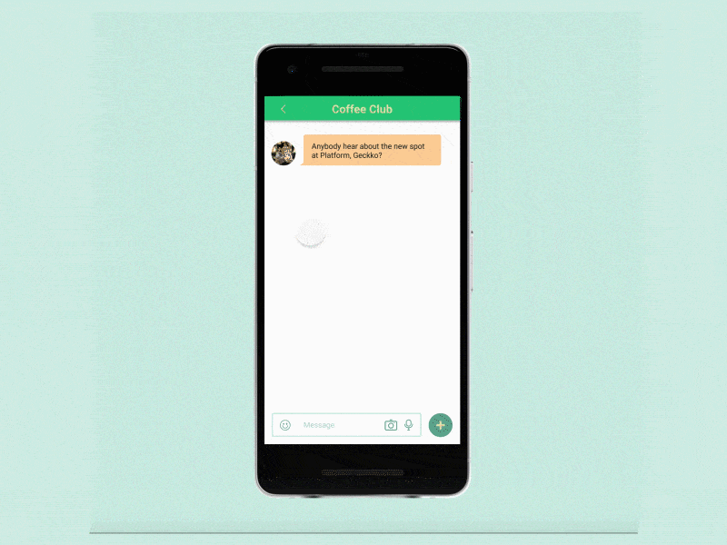 Daily UI 013 - Direct Message app dailyui dailyui13 ui ui design user experience user interface ux ux design uxui visual design