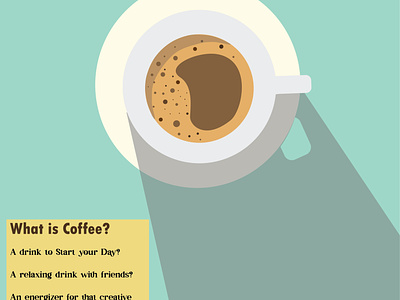 COFFEE graphic design illustration