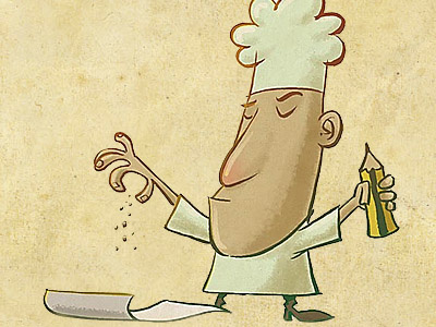 Cooking ideas cartoon character drawing illustration upa