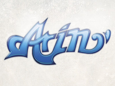 Arin arin blue bodyboard logo surf