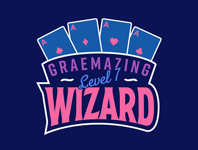 Graemazing Level 7 Wizard branding design graphic design icon illustration logo typography vector