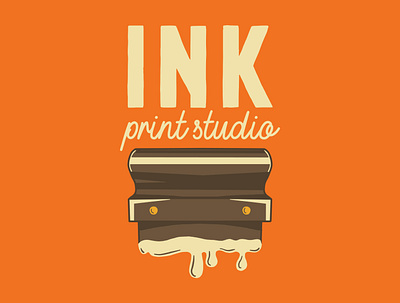 Ink Print Studio branding design graphic design icon illustration logo typography vector