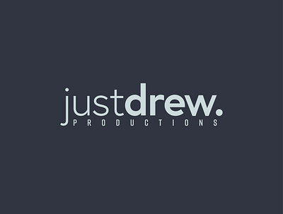 Just Drew Productions branding design graphic design icon illustration logo typography vector