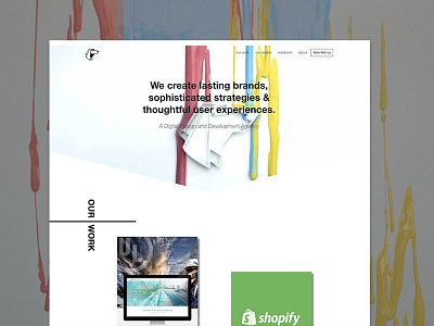 Close-up of Hounder Home Page 3d printing agency devops docker jekyll product shopify sketchapp web design web development