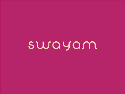 Swayam Type Face bangalore india logo typography