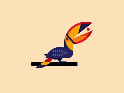 Tucan art bangalore bird digital illustration illusdtration inida kerala kochi nature shylesh tucan