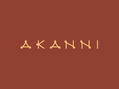 Akanni Typography bangalore india logo shylesh typography word mark