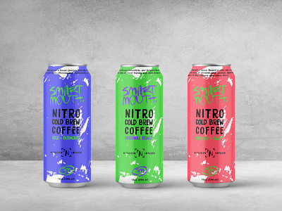 Nitro Cold Brew Can Design can design coffee cold brew fluorescent neon packaging paint sleeve