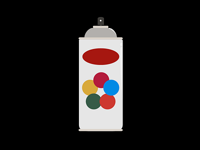 Krylon branding graphic illustration paint spraypaint