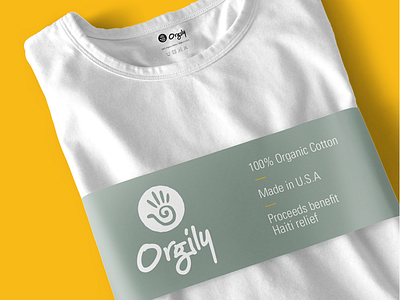Orgily Clothing T-Shirt Packaging branding clothing fashion label design logo design packaging typography