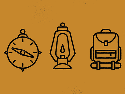 Camping Icons branding camping icon iconography icons illustration logo ui ux