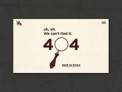 Daily UI #008 // 404 Page