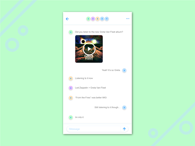 Daily UI #013 // Direct Messaging
