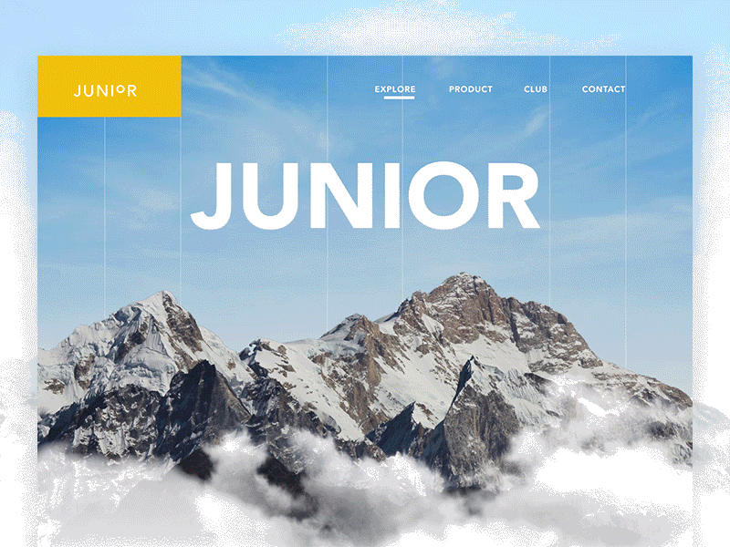 Junior Brand - SOUR product agency animation branding design hello home junior muzli skater sour transition ui ux vietnam yellow