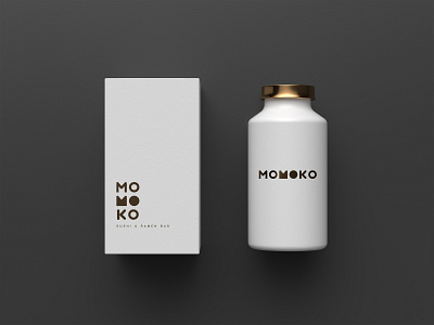 Momoko logo brand branding design fashion graphic graphic design identity logo logo a day logo design package design package mockup packaging restaurant tea vector