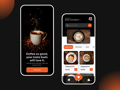 COFFEE | APP DESIGN app appdesign design designer figma ui uiux ux