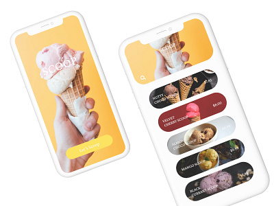 ICE CREAM | APP DESIGN